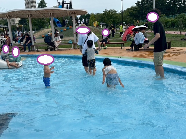農試公園へ水遊び★★(^^♪★★